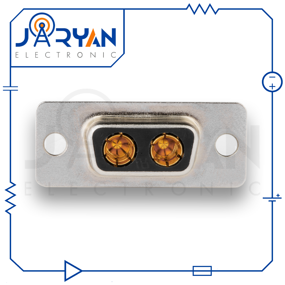 2W2Soldering FemaleStright (1) کانکتور 2W2 مادگی لحیمی صاف