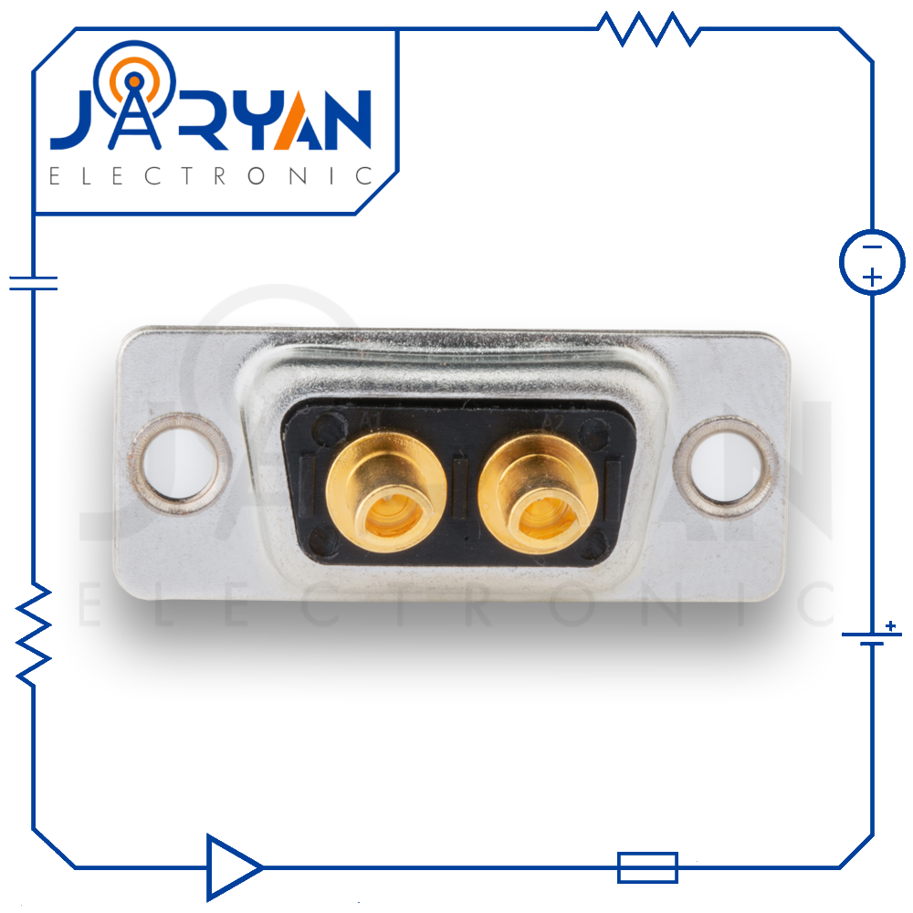 2W2Soldering FemaleStright (2) کانکتور 2W2 مادگی لحیمی صاف