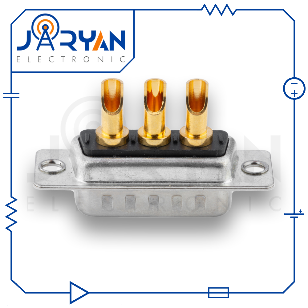3V3Soldering MaleStright (3) کانکتور 3V3 نری لحیمی صاف