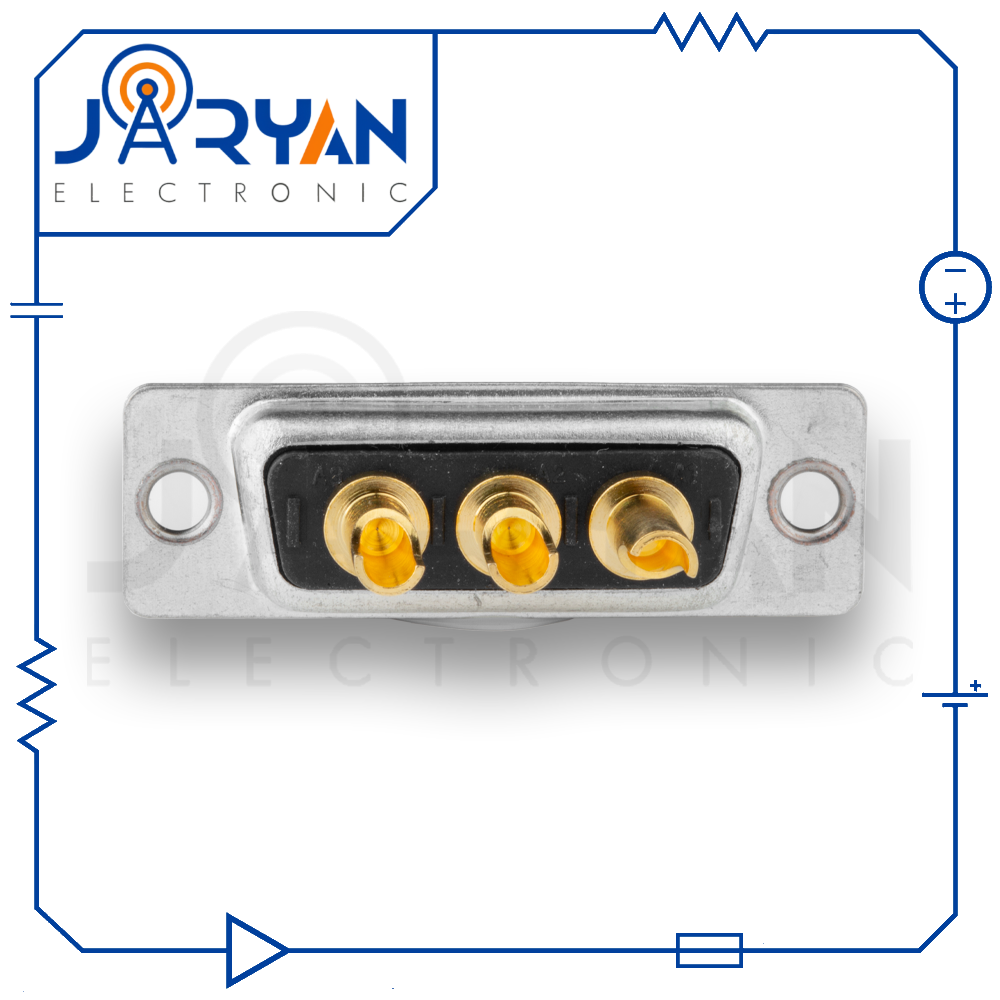 3W3Soldering MaleStright (3) کانکتور 3W3 نری لحیمی صاف