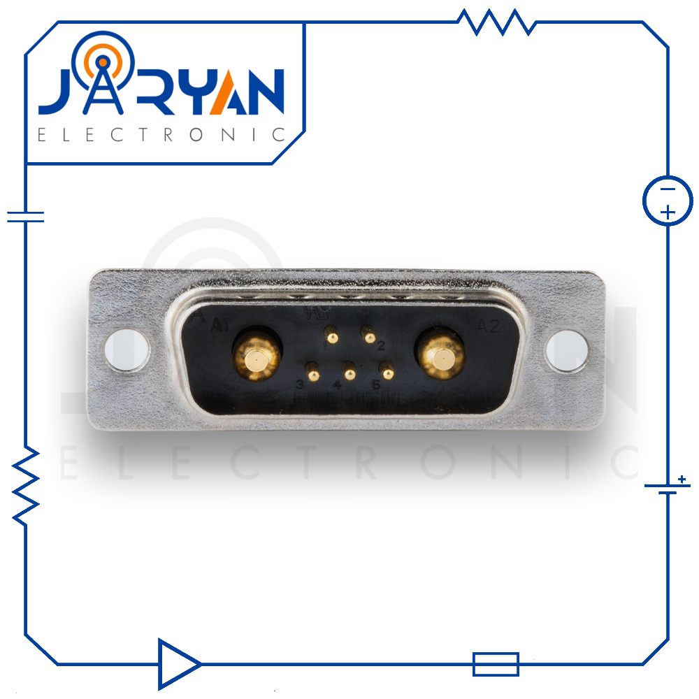 7W2 Soldering MaleStright (1) کانکتور 7W2 نری لحیمی صاف