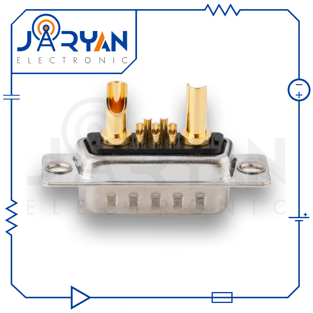 7W2 Soldering MaleStright (3) کانکتور 7W2 نری لحیمی صاف