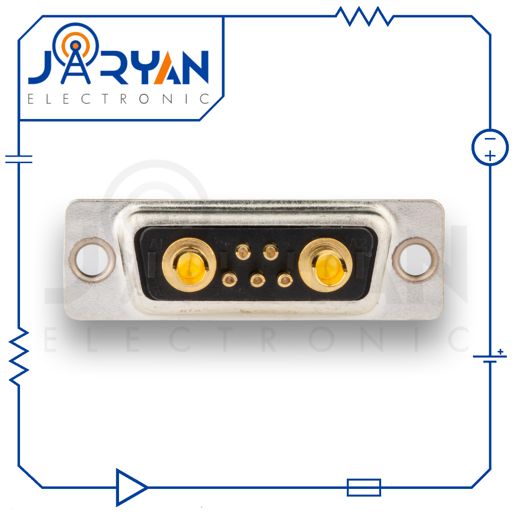7W2 Soldering Stright (1) کانکتور 7W2 لحیمی صاف