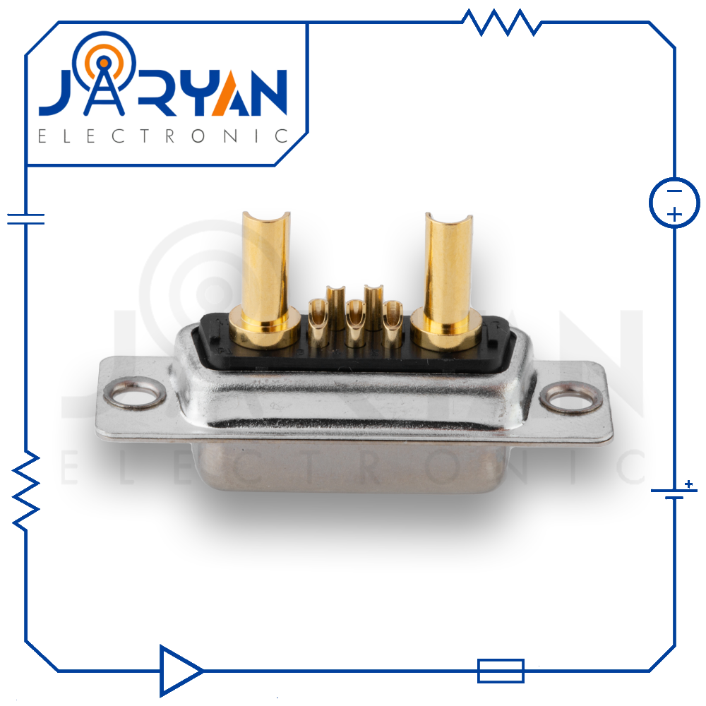 7W2 Soldering Stright (3) کانکتور 7W2 لحیمی صاف