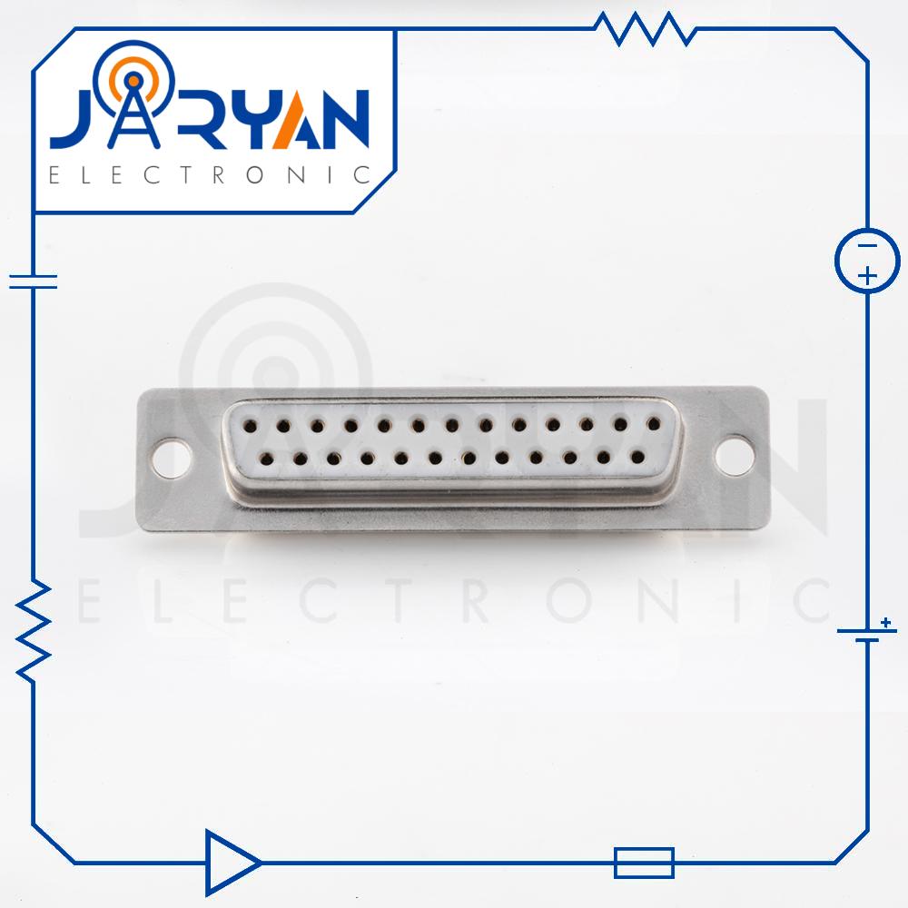 DB 25 Soldering FemaleStright (1) کانکتور 25 پین مادگی لحیمی صاف