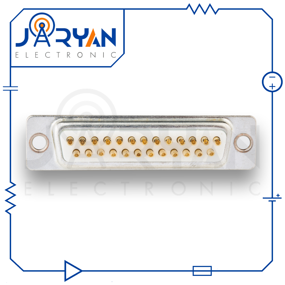 DB 25 Soldering MaleStright (2) کانکتور 25 پین نری لحیمی صاف