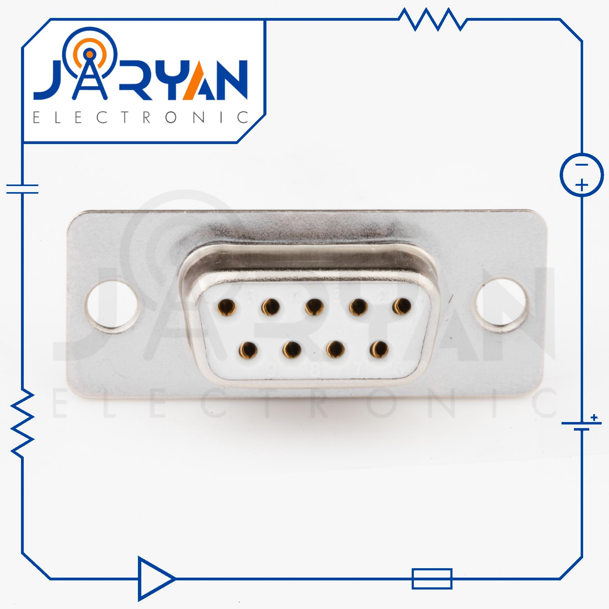 DB 9 PCB mount FemaleStright (1)