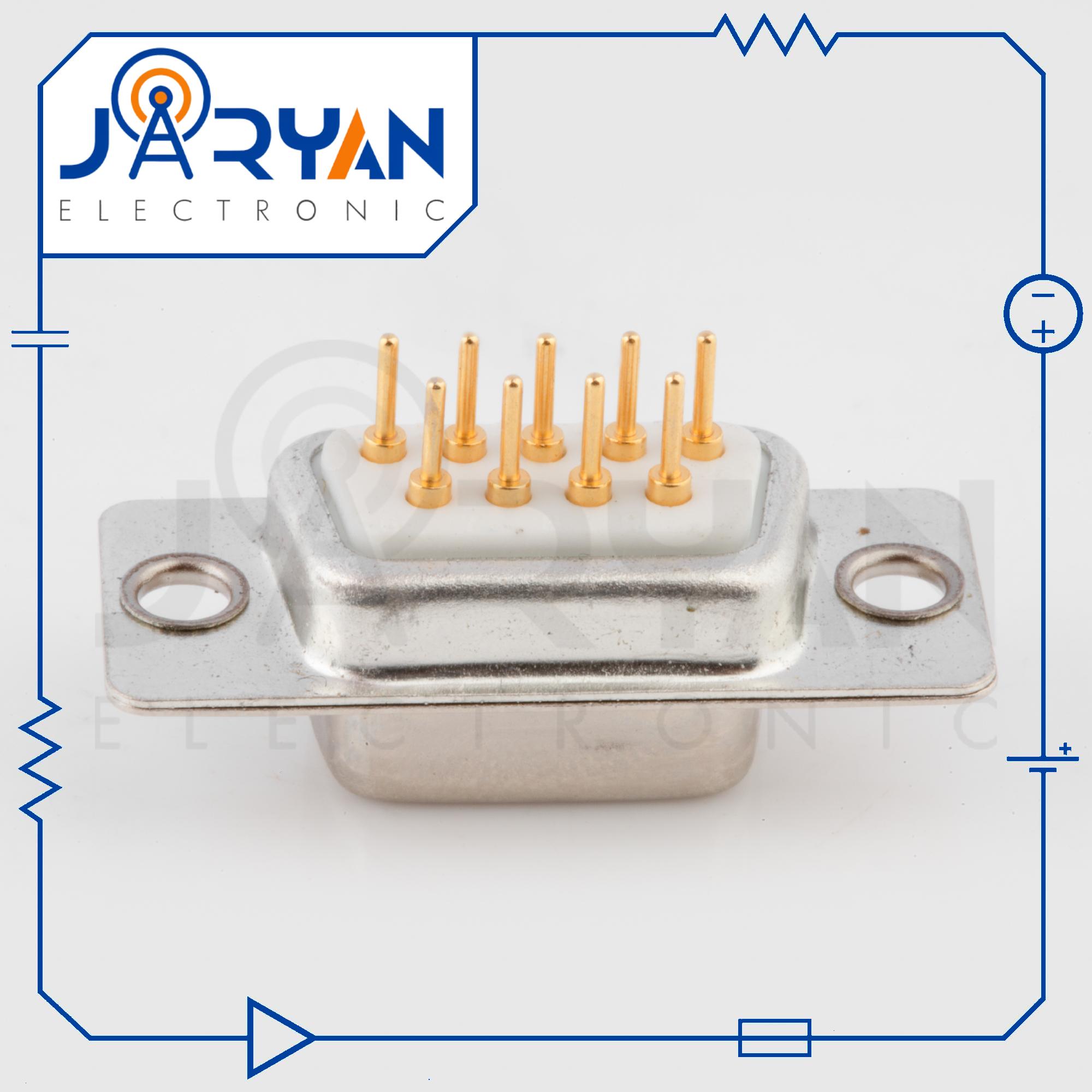 DB 9 PCB mount FemaleStright (2)