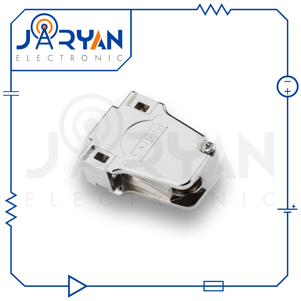 DB9 Pin Metal D-SUB Connector Cover Hood FCT (2)