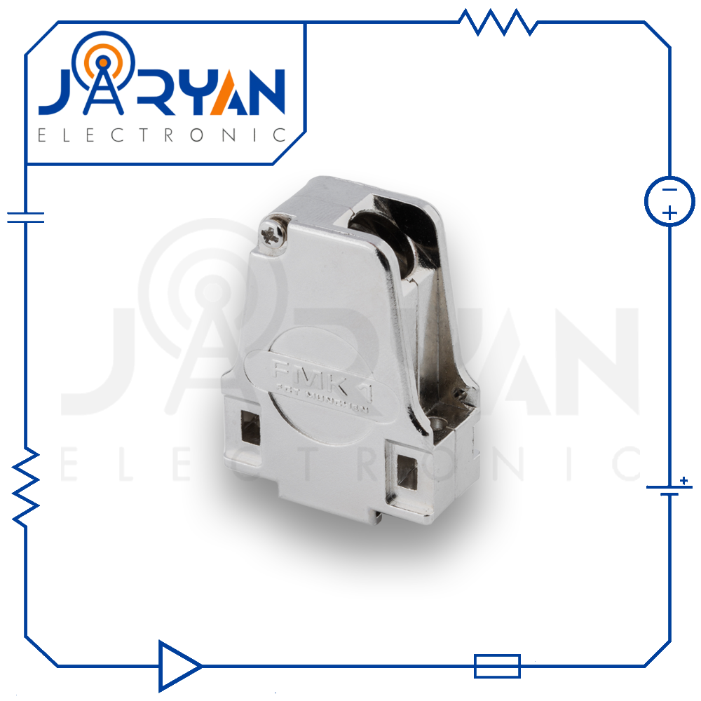 DB9 Pin Metal D-SUB Connector Cover Hood FCT (3)