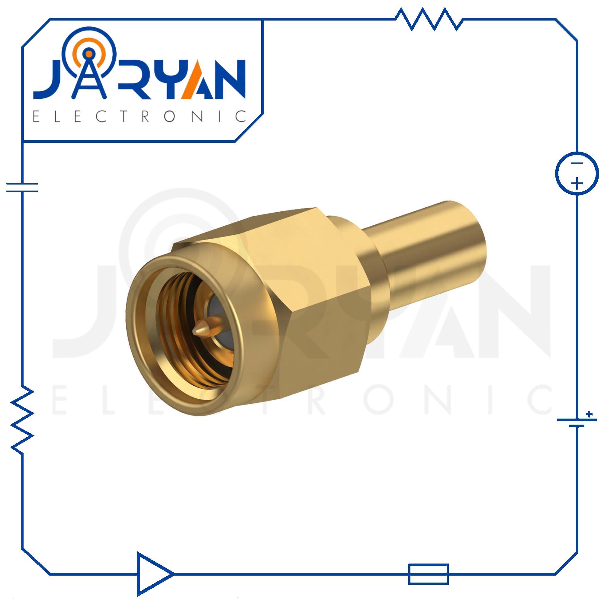 کانکتور HUBER+SUHNER سرکابلی نری مستقیم 11‎ ‎̲ SMA-50-2-5/111_NE