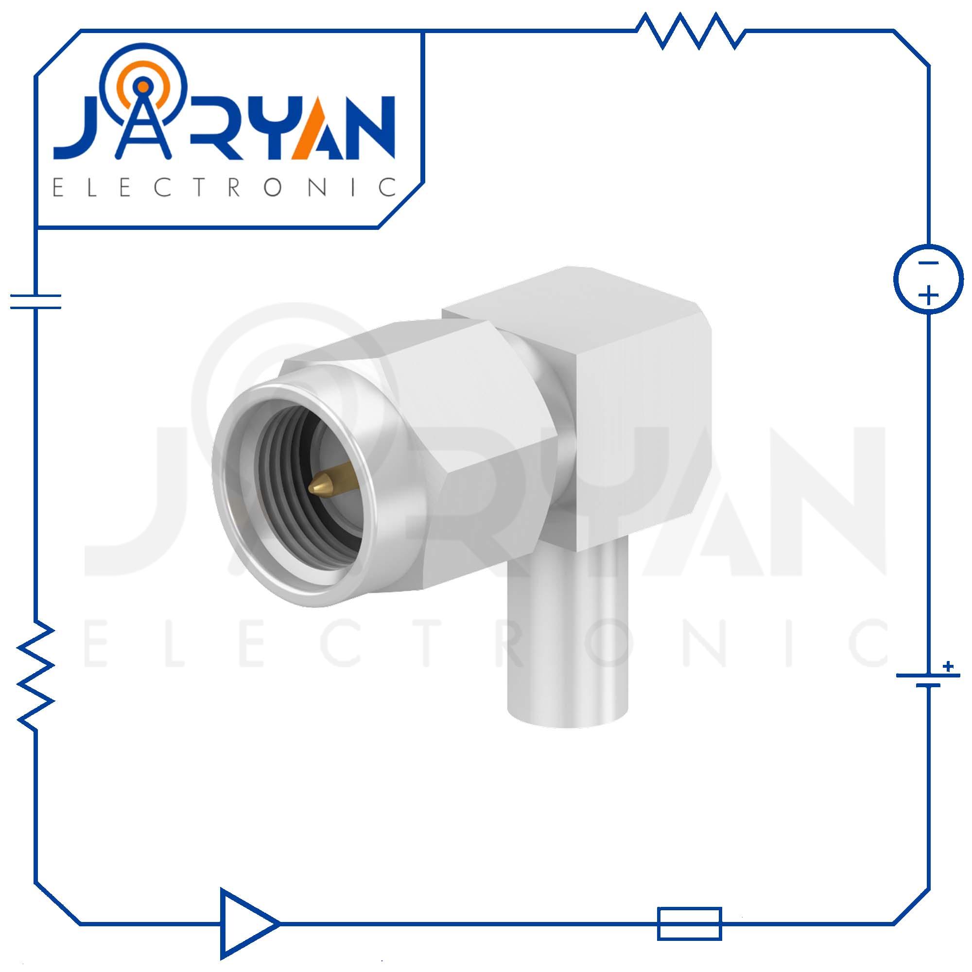 کانکتور HUBER+SUHNER سرکابلی نری نود درجه 16‎ ‎̲ SMA-50-2-112/133_NE